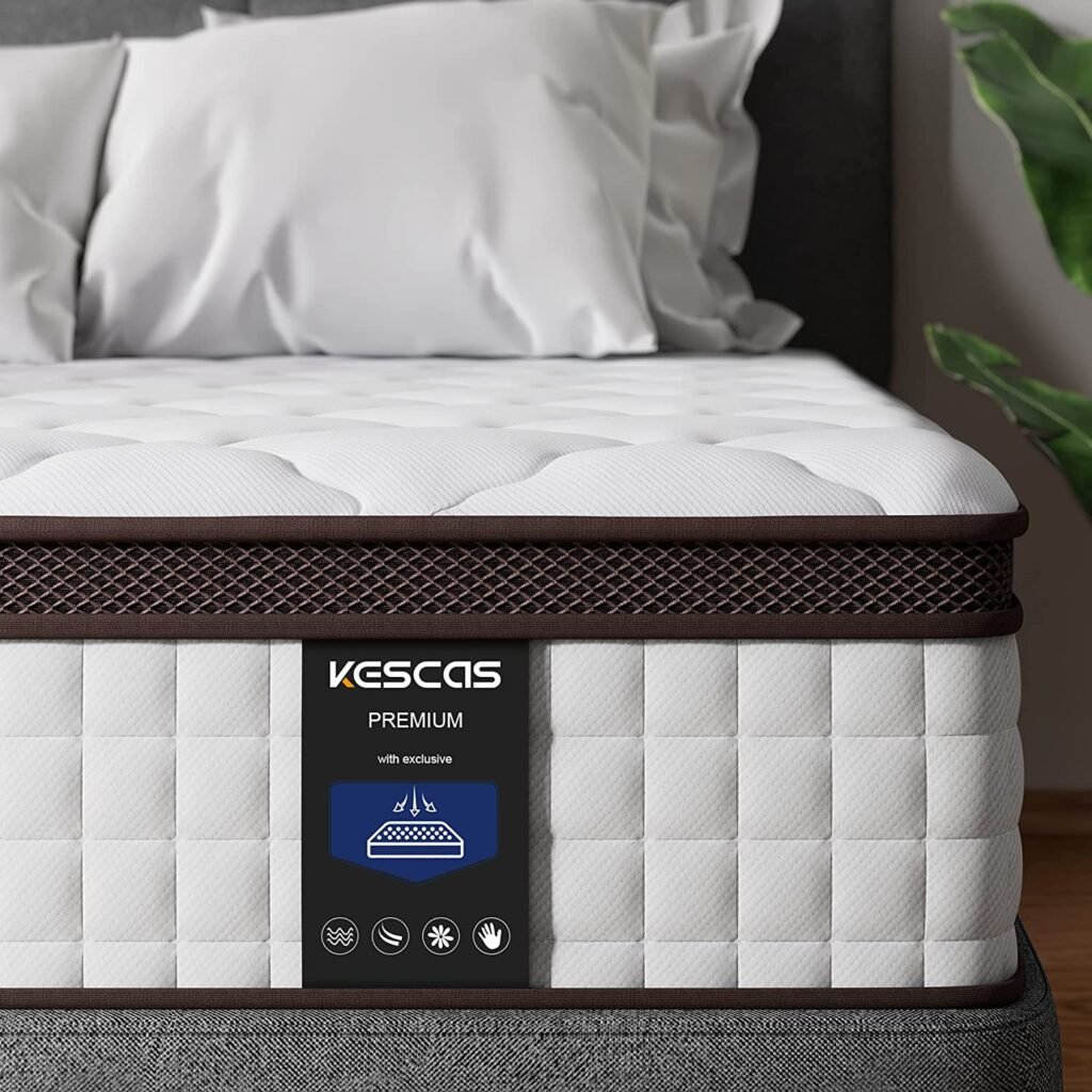 Kescas 8 Inch Memory Foam Hybrid Mattress